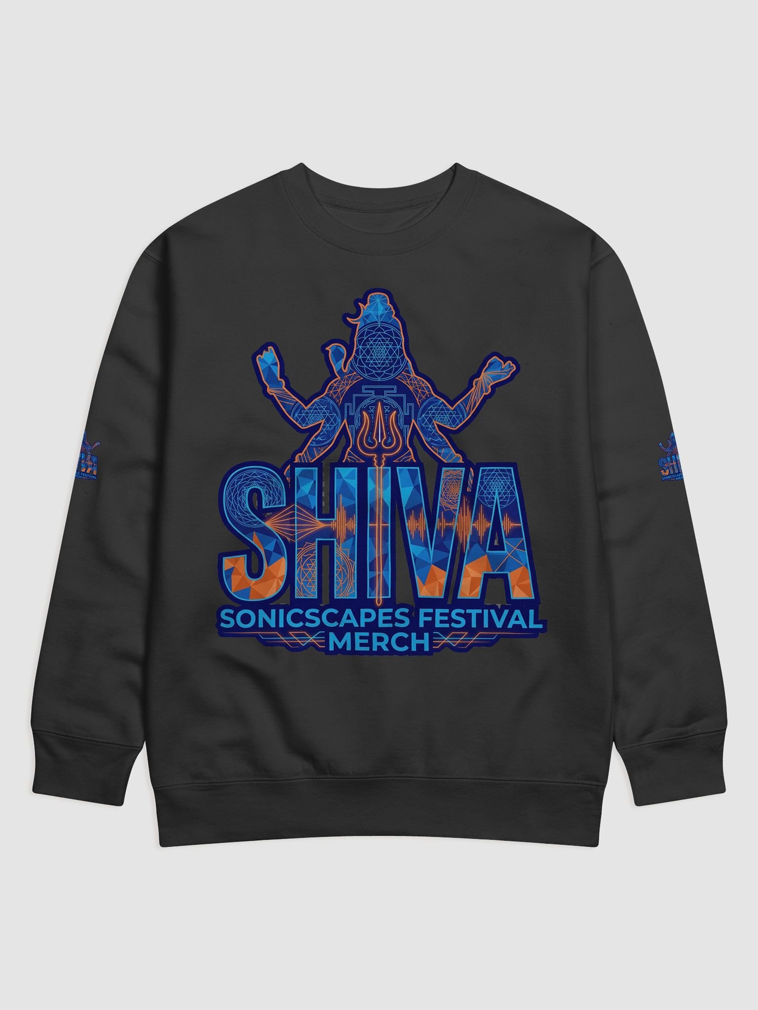SHIVA SonicScapes Festival Sweatshirt – Sacred Frequency Edition product image (3)