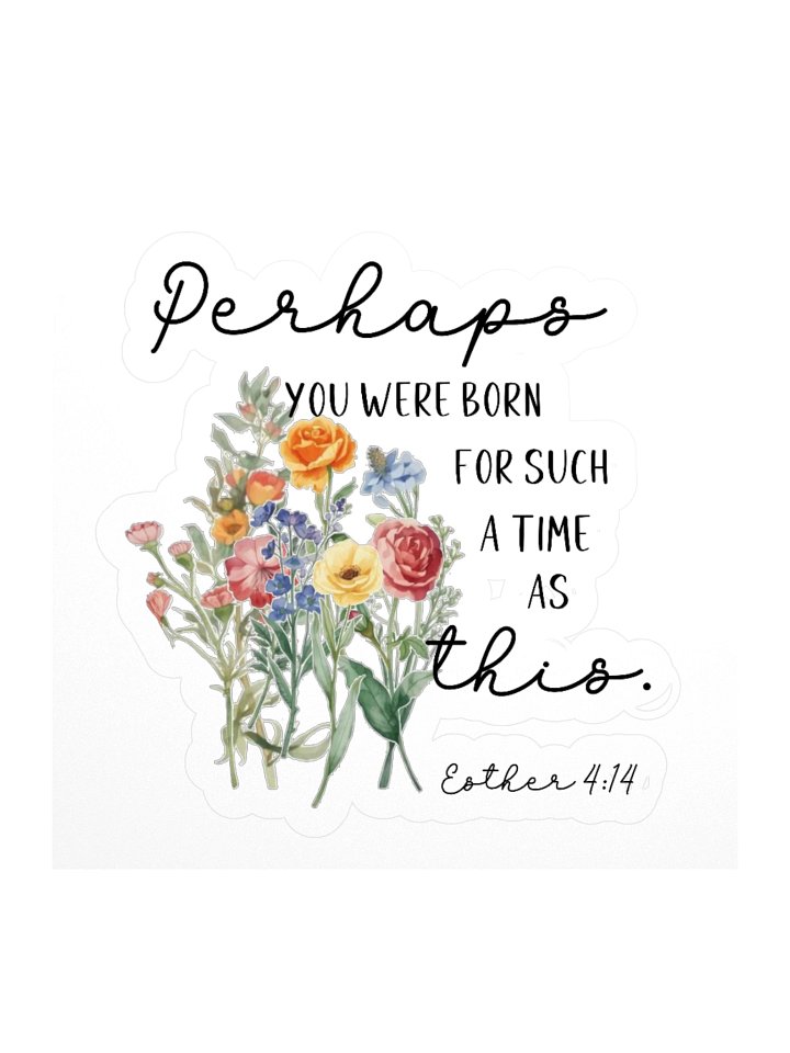 Esther 4:14 Kiss Cut Stickers product image (1)