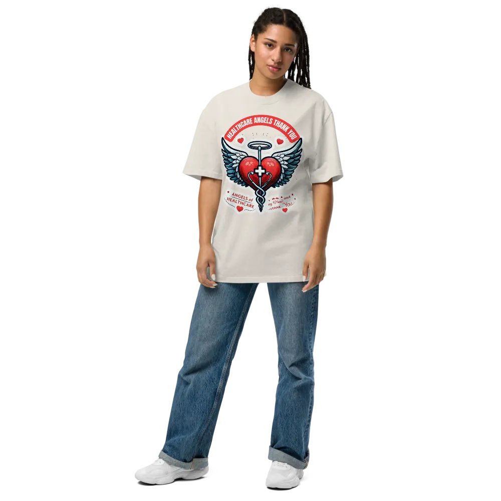 Healthcare Angels Tribute Oversized Tee product image (35)
