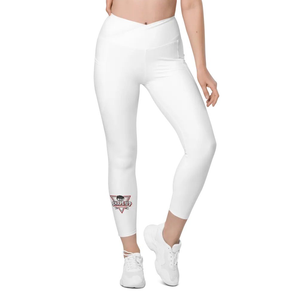 Shape Up Kickboxing Semi-Compression Crossover Leggings with Pockets product image (5)