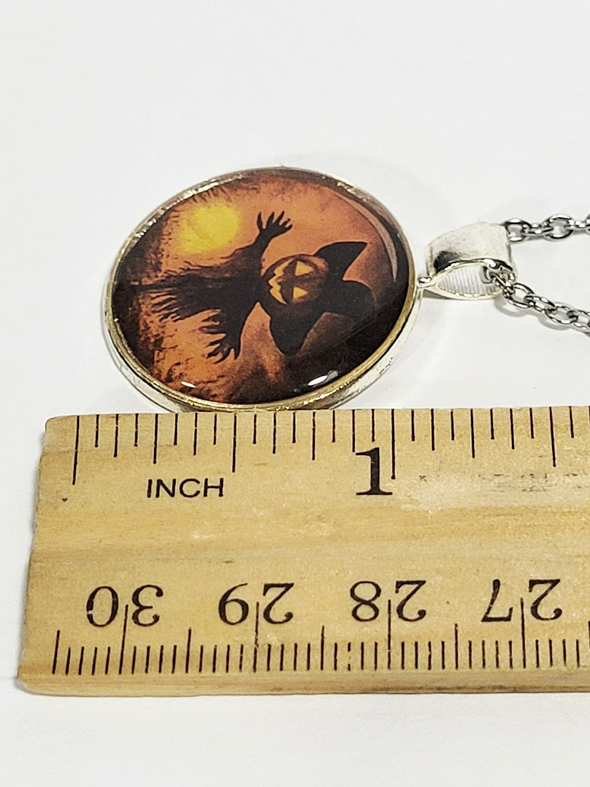 Full Moon Pumpkin Scarecrow Pendant product image (2)