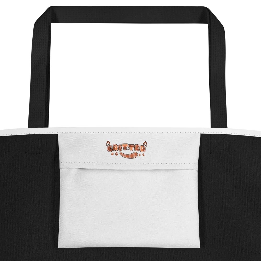 Trash Diver Print Tote Bag product image (2)
