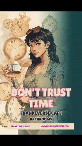 Time is an illusion. 

Never believe the hologram. 

Have you ever lost time or slipped into the wrong era? 

#frankiverse #c...