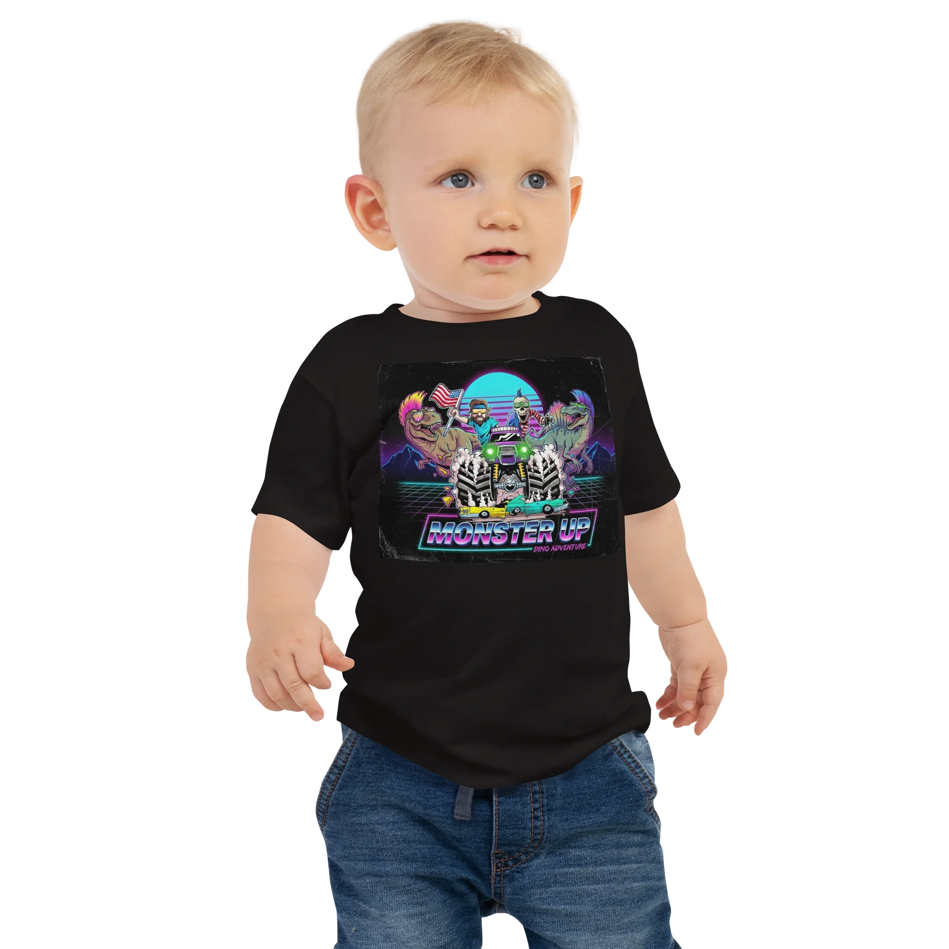 Bella+Canvas Baby Jersey Short Sleeve Tee : DINO ADVENTURE product image (1)