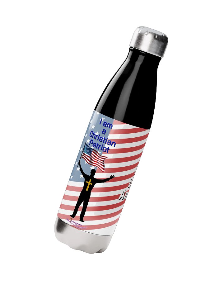 God Bless America — Male Christian Patriot 17oz Bottle product image (2)