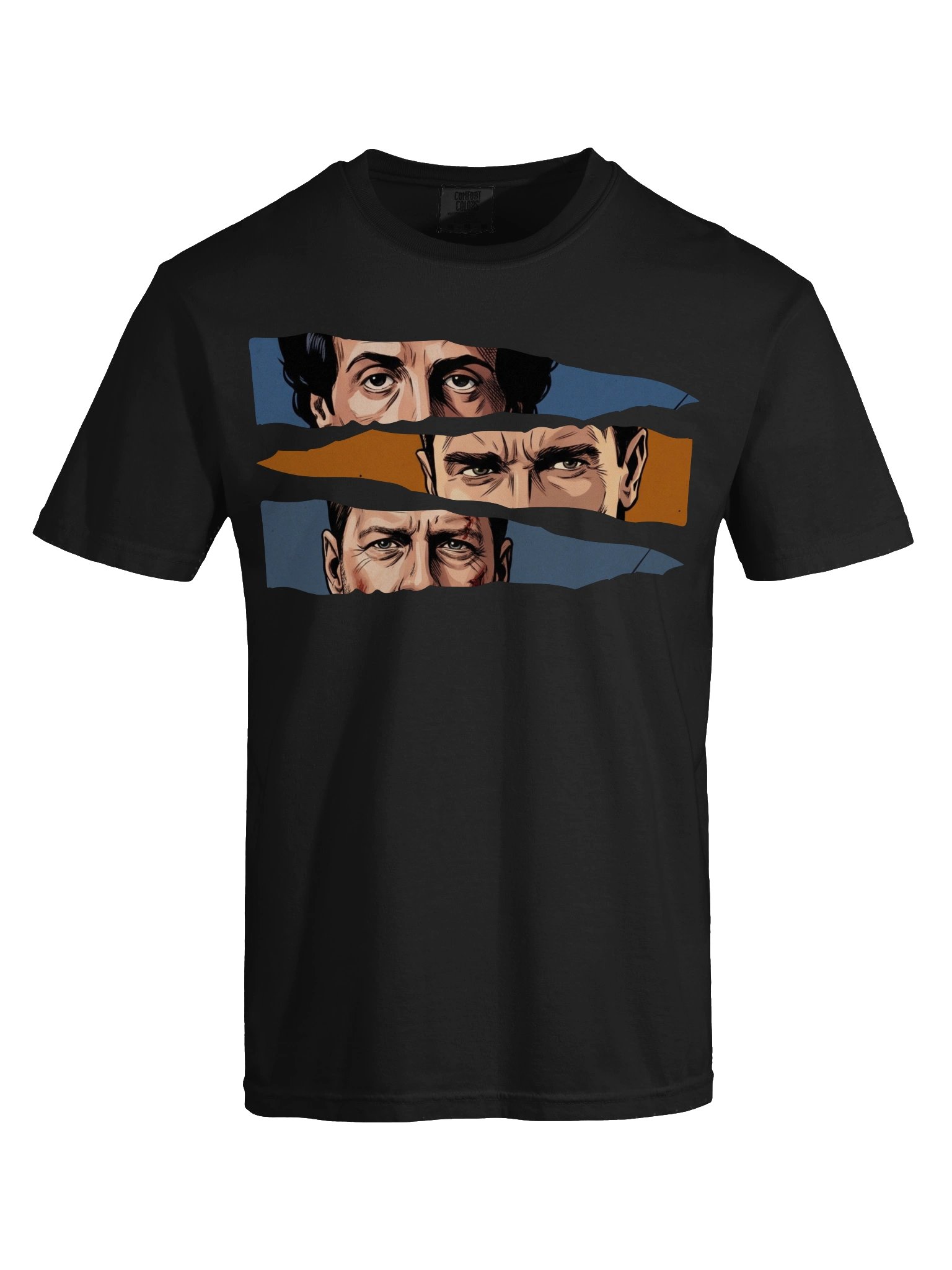 Stallone, Schwarzenegger, Willis Eyes T-Shirt product image (8)