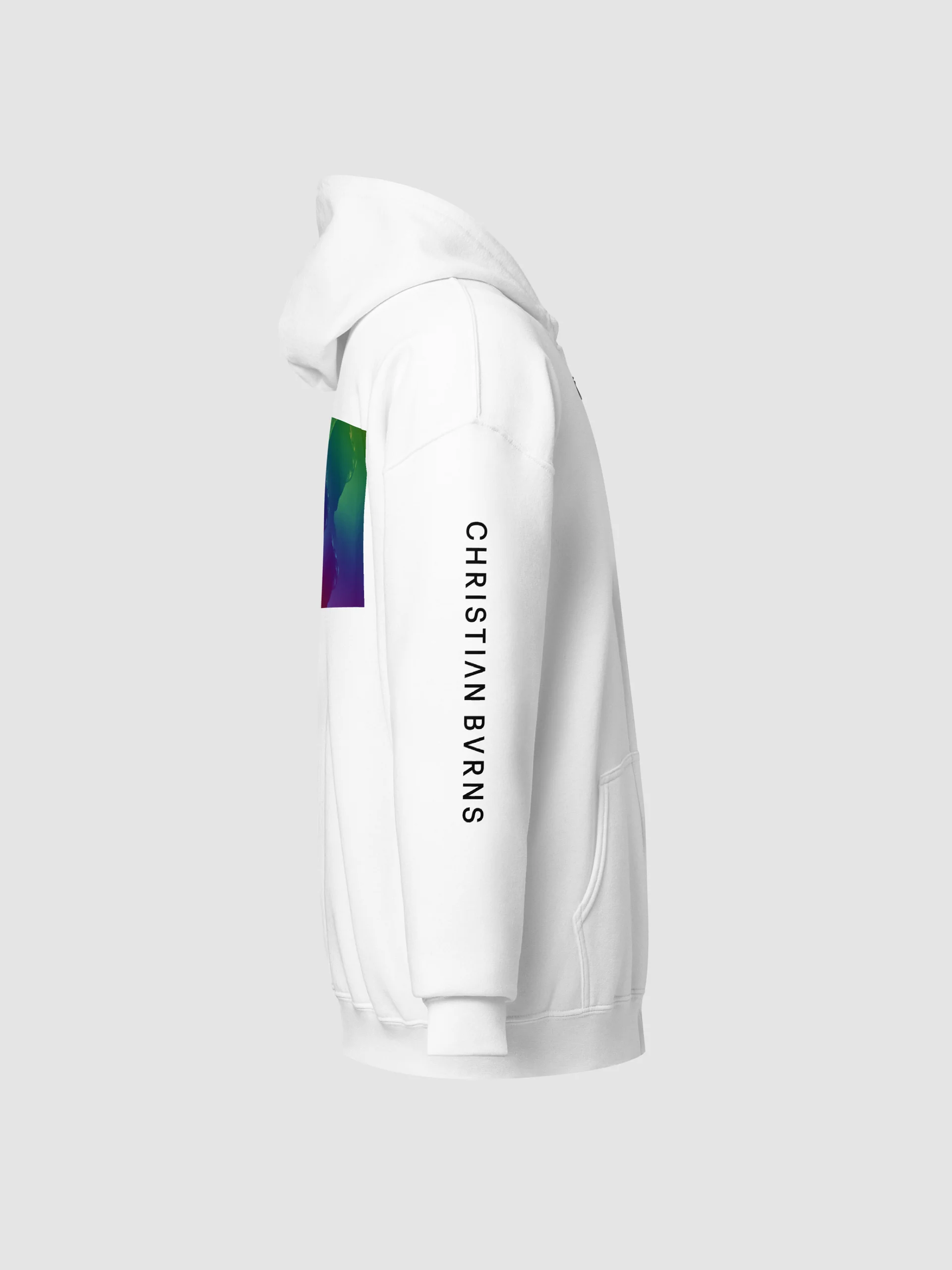 Spectrum Zip Hoodie (White) product image (3)
