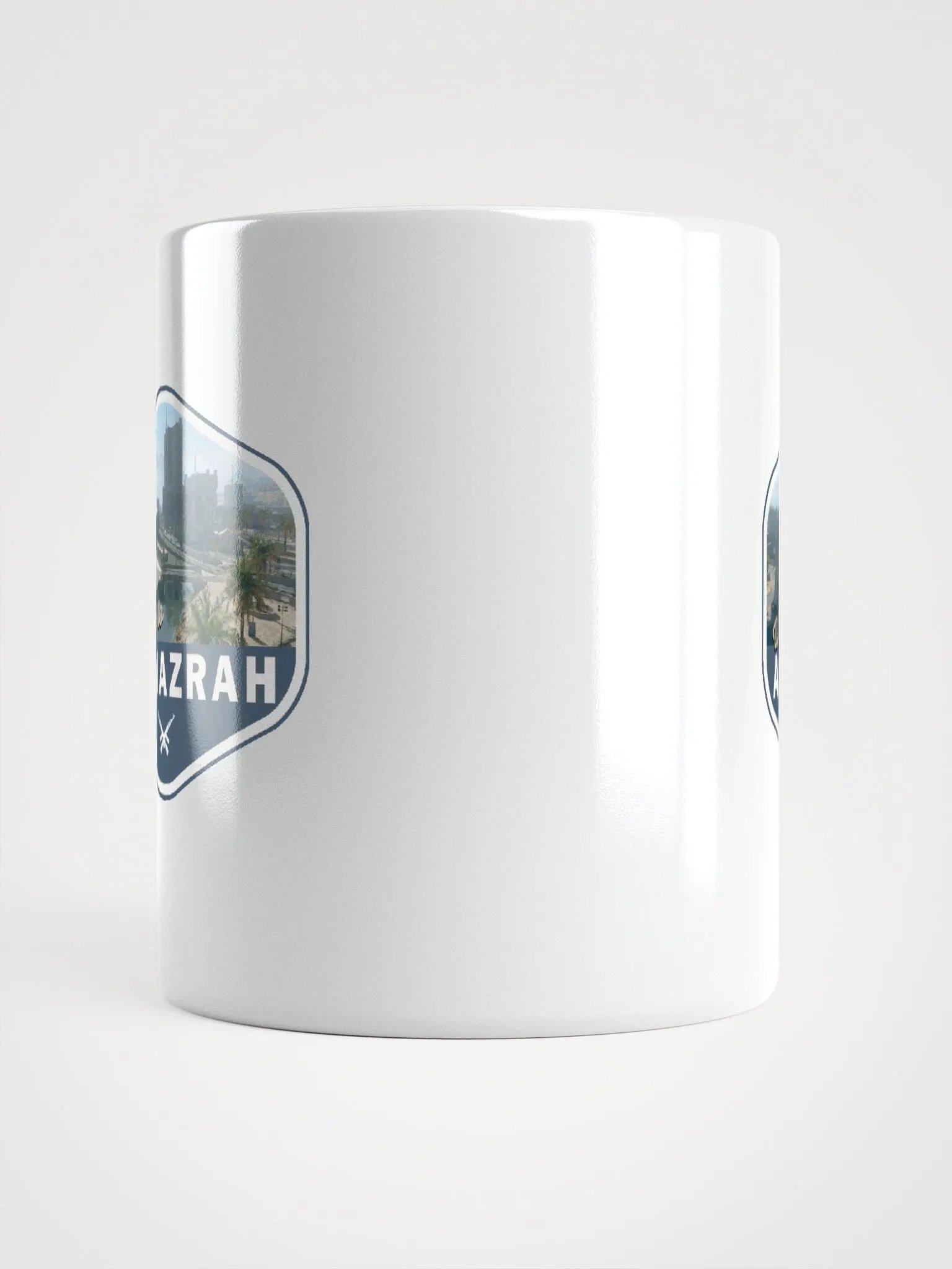 Welcome to Al Mazrah Mug, White product image (5)