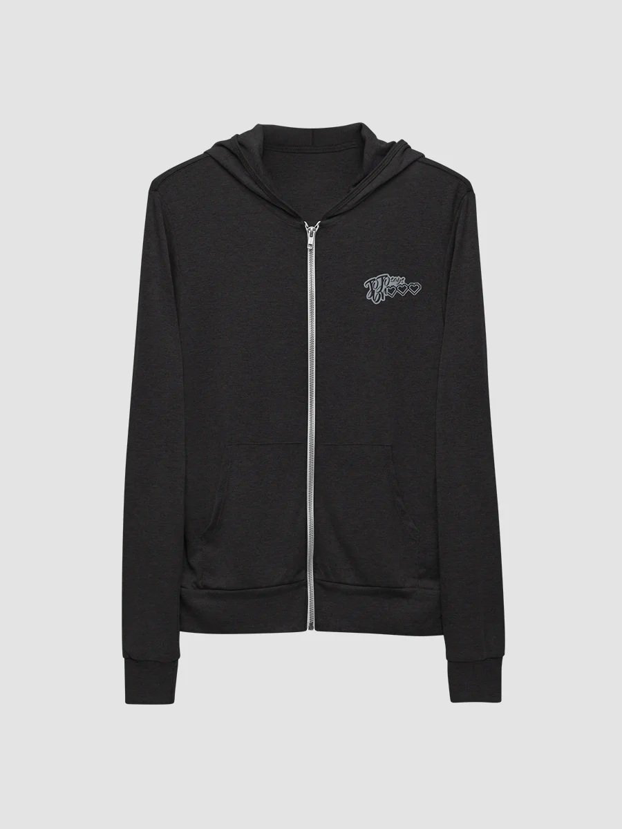 Pixel Heart Unisex Zip Hoodie product image (2)
