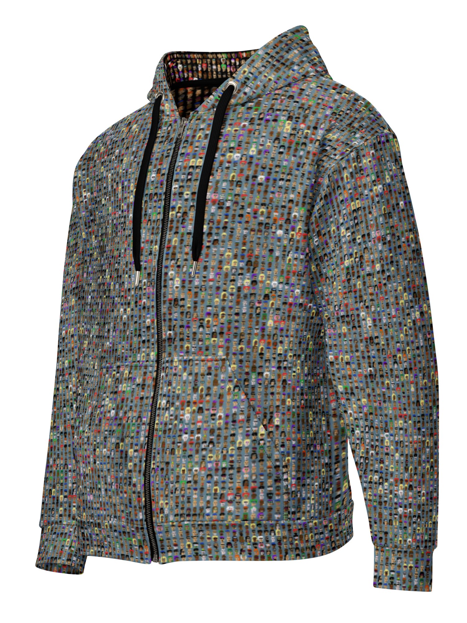 ittybits blue zip hoodie product image (3)