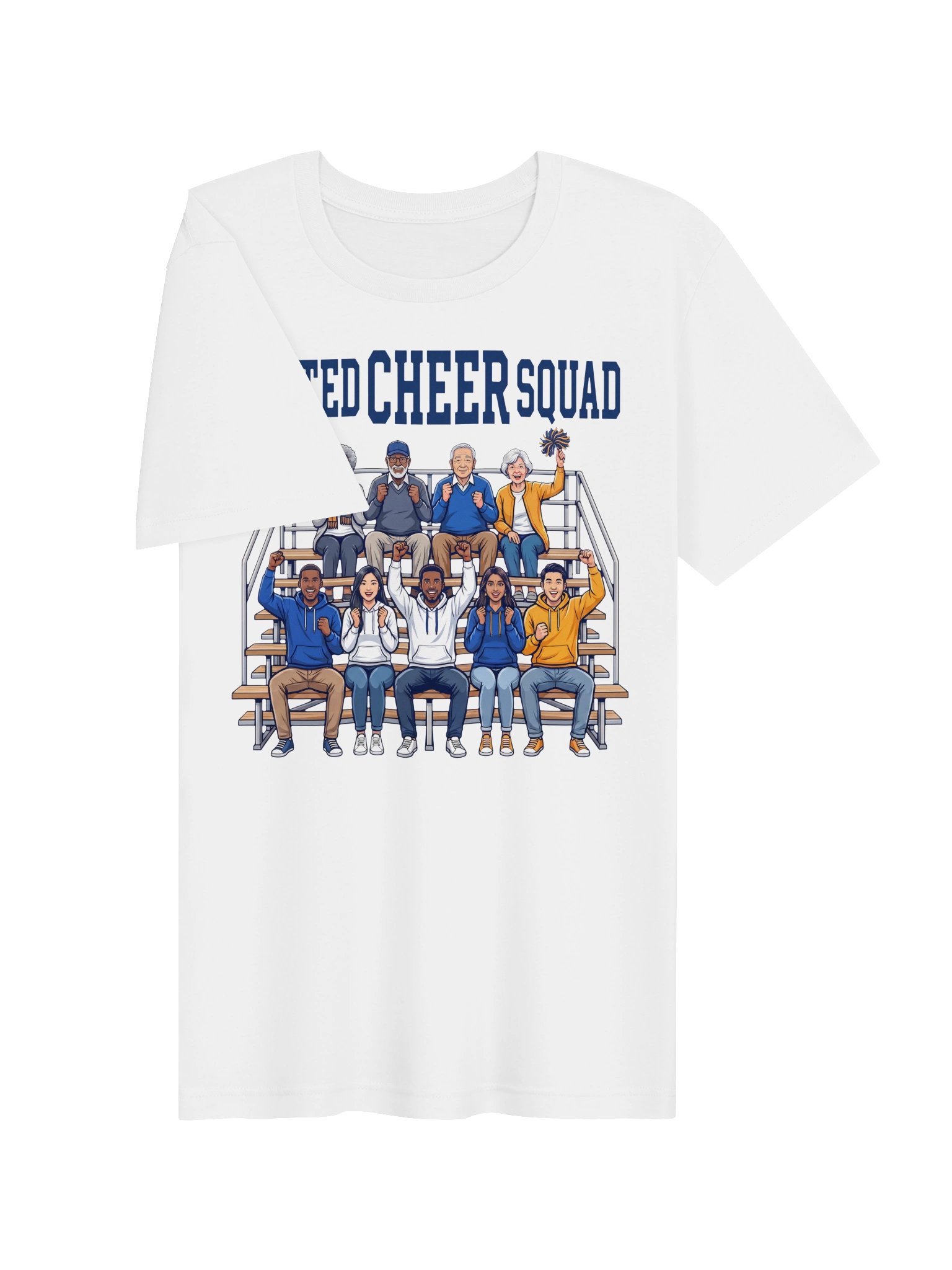 Seated Cheer Squad - Mature Adults Statement Tee product image (13)