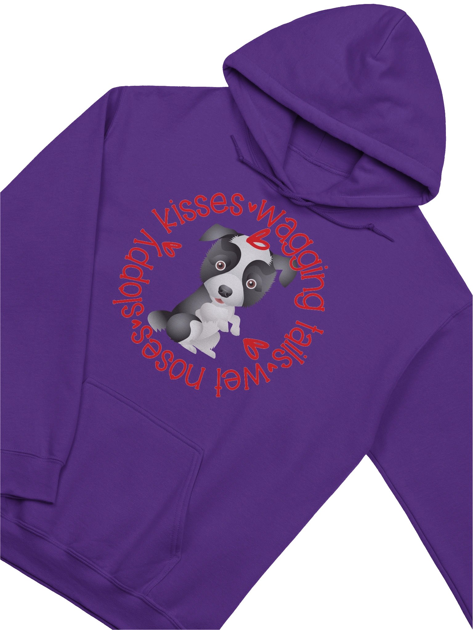 Sloppy Kisses Border collie Hoodie product image (28)