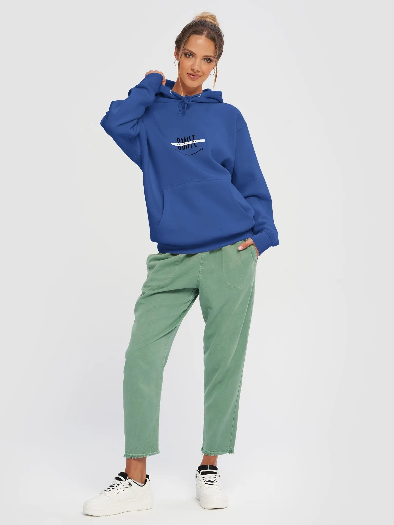 SMILE EVERYTIME Premium Pullover Hoodie product image (5)