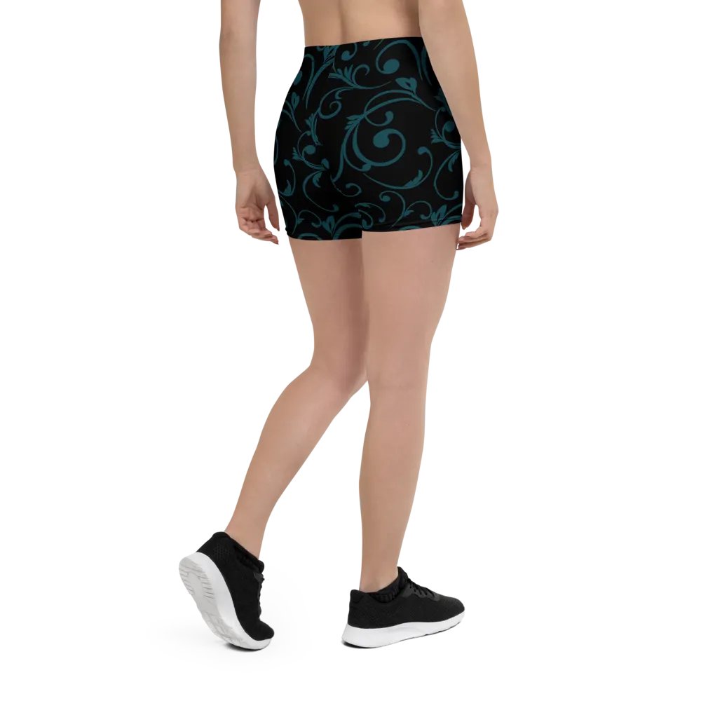 Dark Teal Activewear Shorts product image (11)