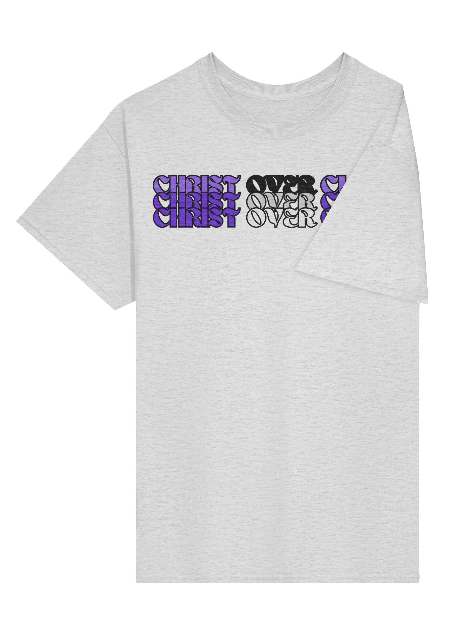 Christ Over Clout Christian T Shirt Faith Based Apparel Bold Kingdom Statement Christian Clothing product image (3)