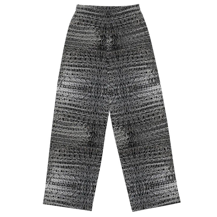 Faux Chainmaille Wideleg Pants product image (1)