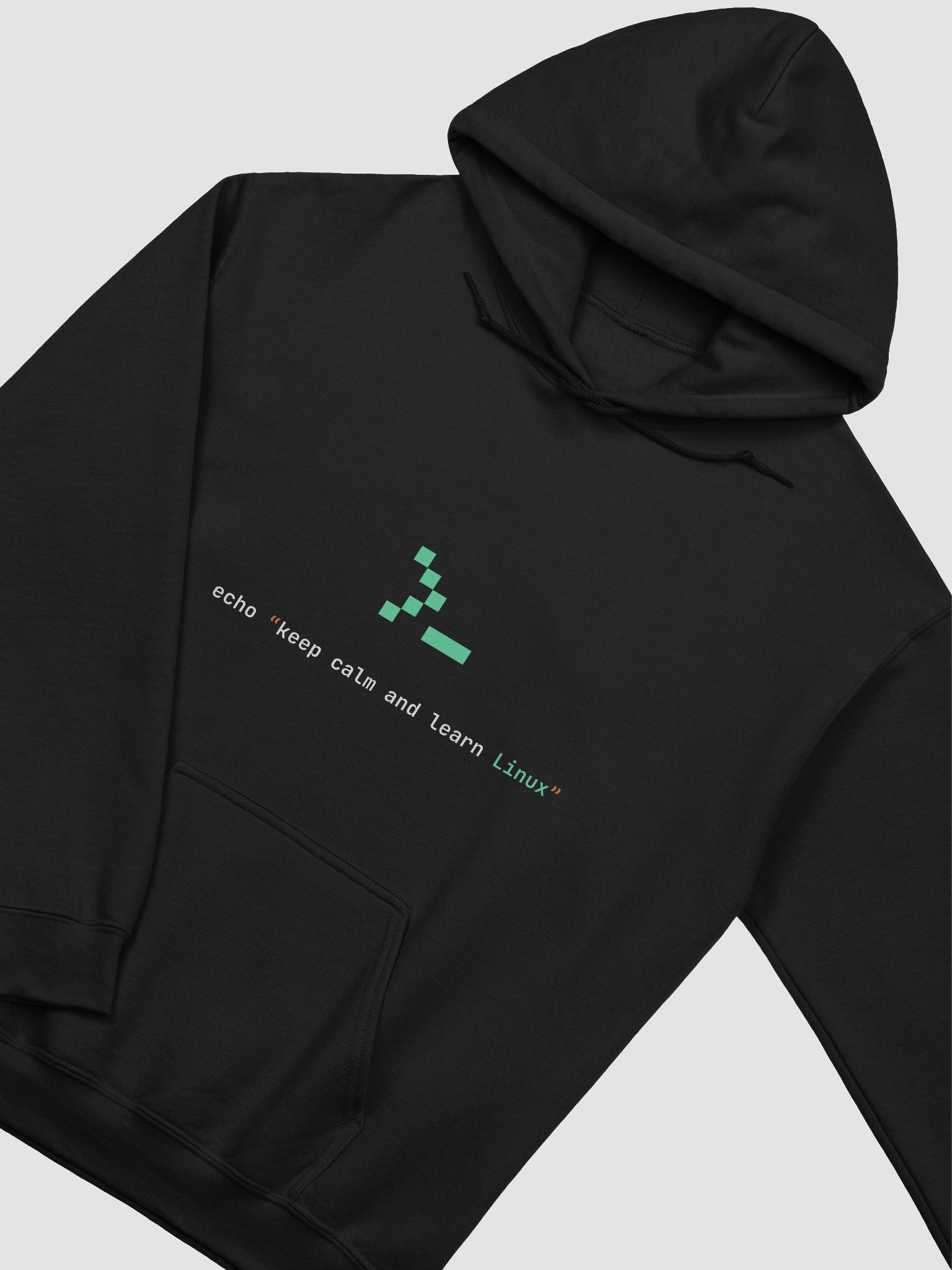 Keep Calm and Learn Linux Hoodie product image (3)