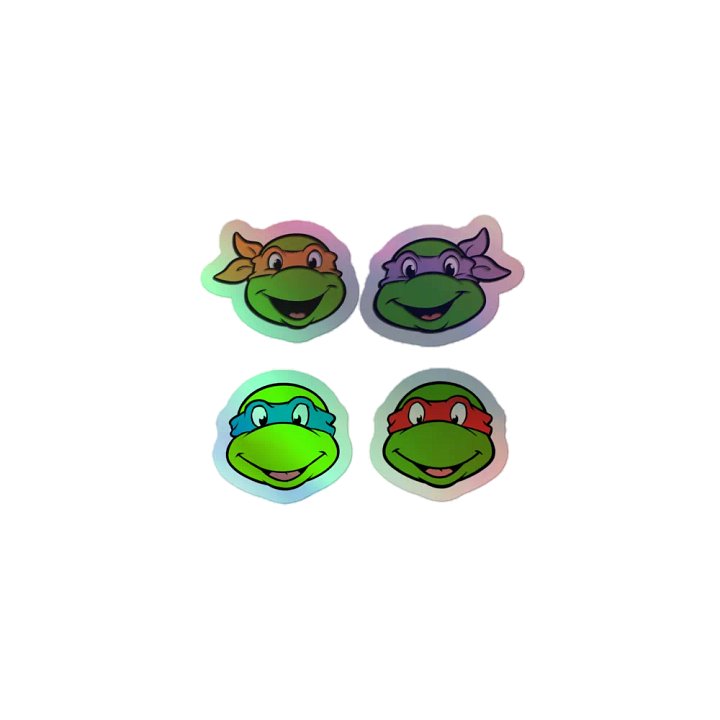 "Ninja Turtles" Holographic Sticker Sheet product image (1)