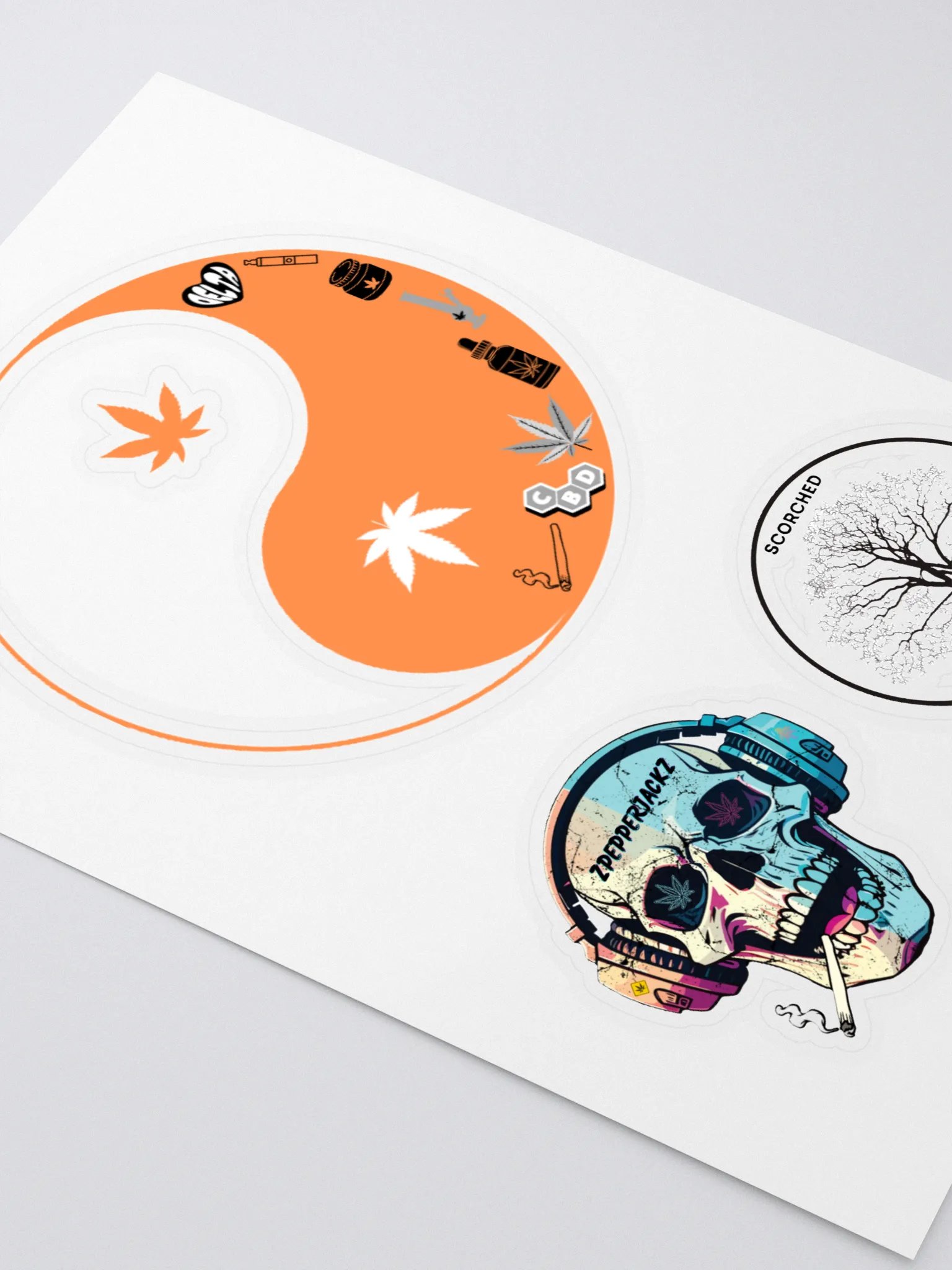 zPEPPERJACKz Scorched Gaming Sticker Bundle product image (3)