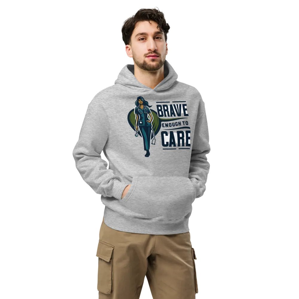 brave enough to care hoodie product image (7)