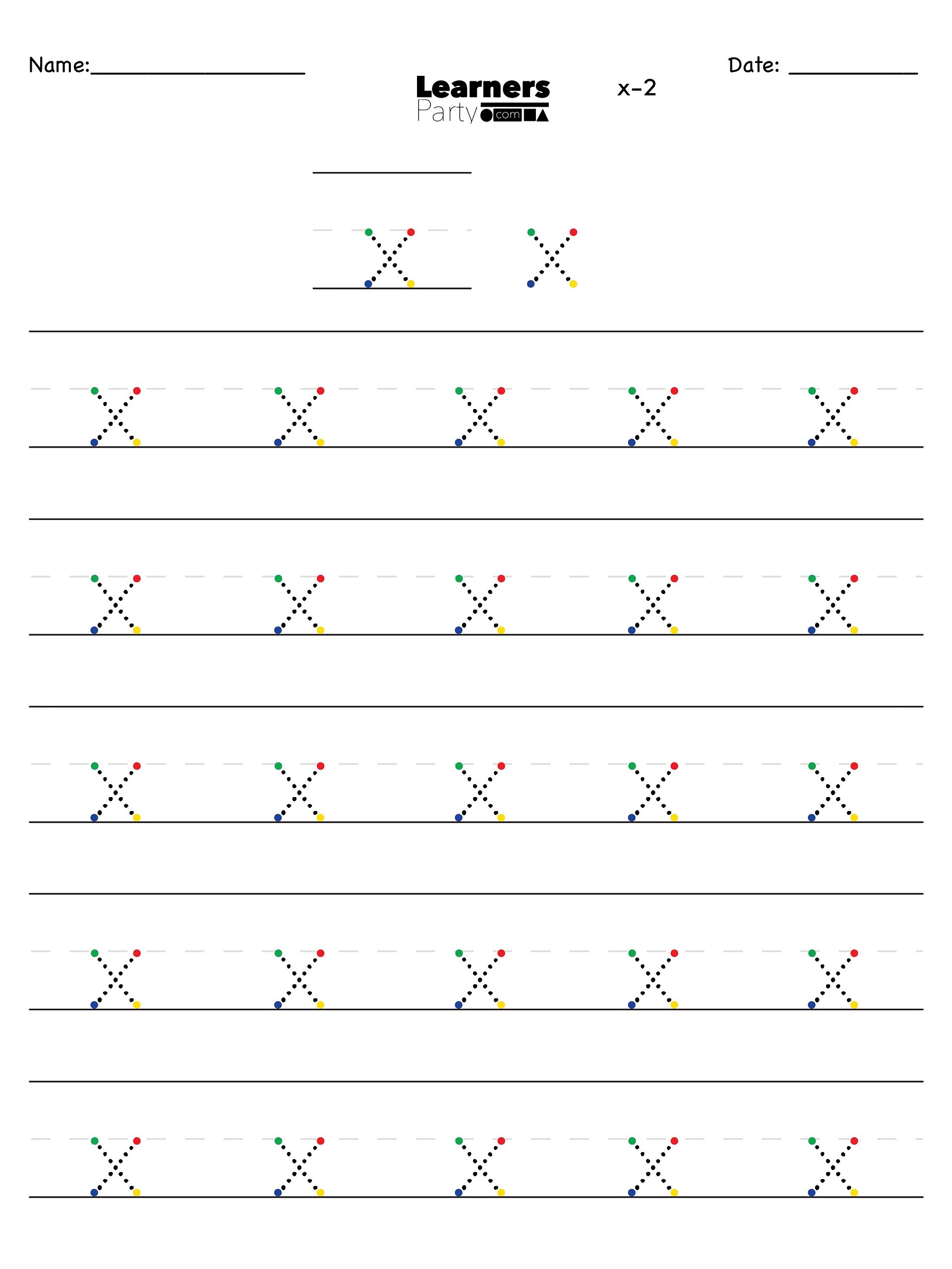 X/x - New Digital Product Progressive Letter Builder product image (2)