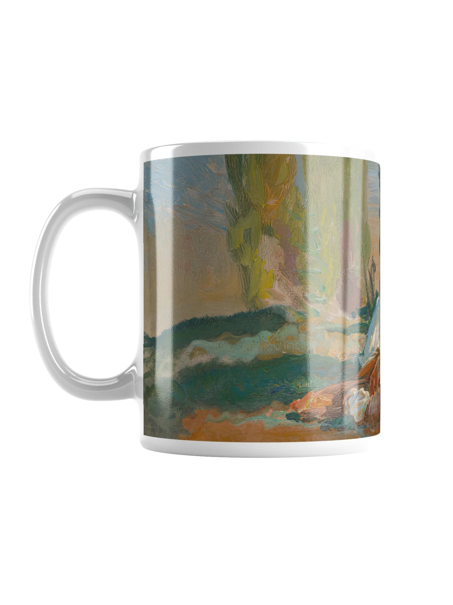 Under the Cypress Trees at Corfu Mug product image (2)