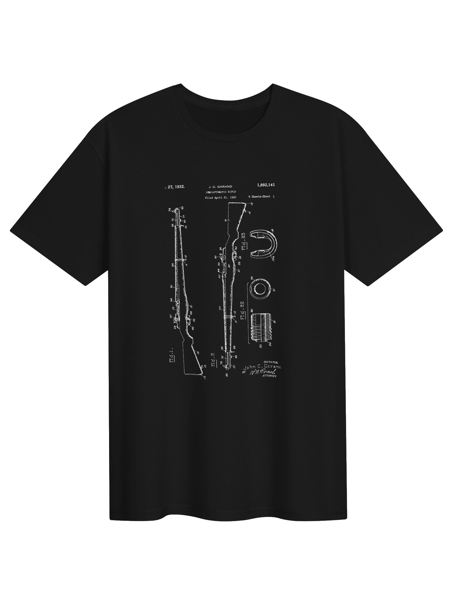 M1 Garand Patent Shirt product image (1)