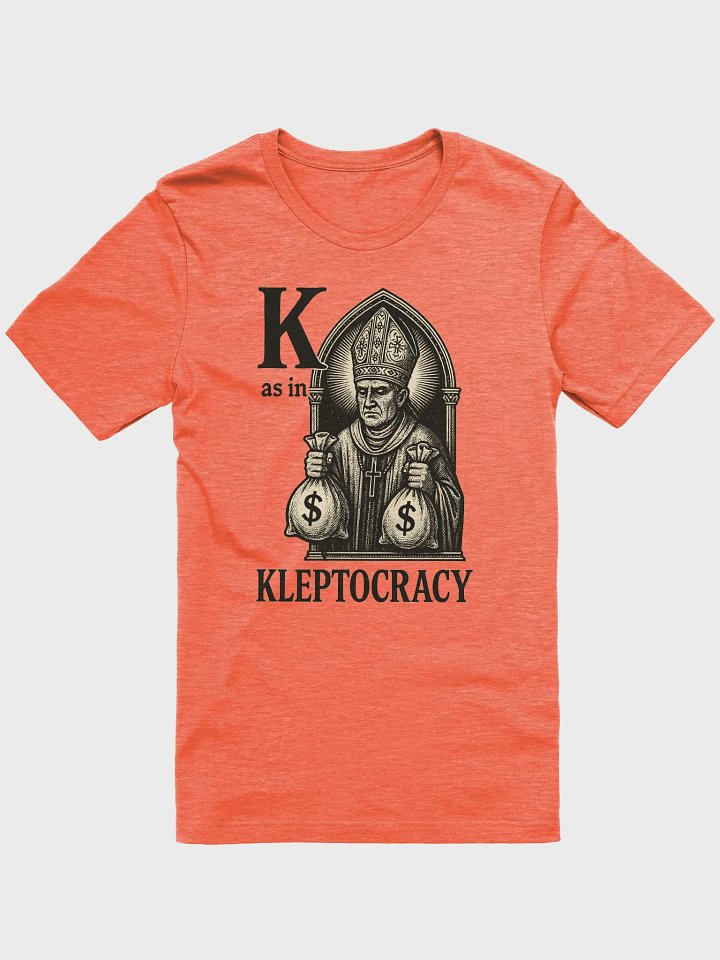 K as in kleptocracy super soft t-shirt by dark alphabet product image (1)