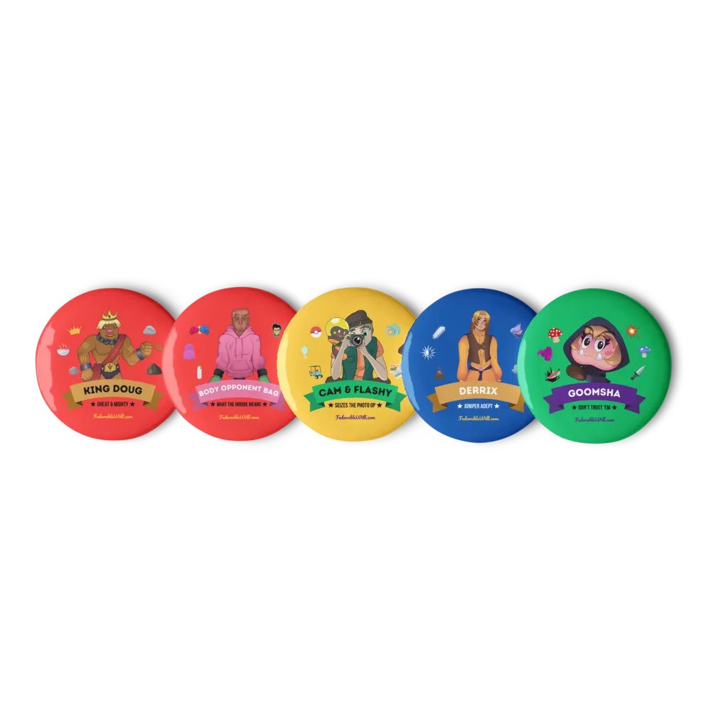 Super Smash Quest Pins + King Doug product image (3)