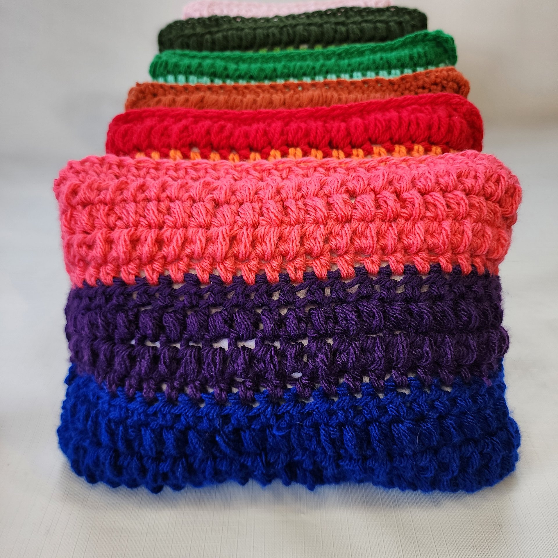 Crochet Pride Flag Pillow: Rainbow LGBTQia Decor, Handmade product image (9)