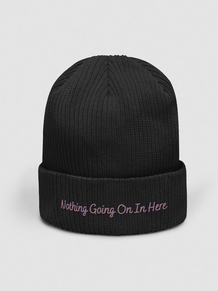 Nothing Going On In Here (blk beanie) product image (1)