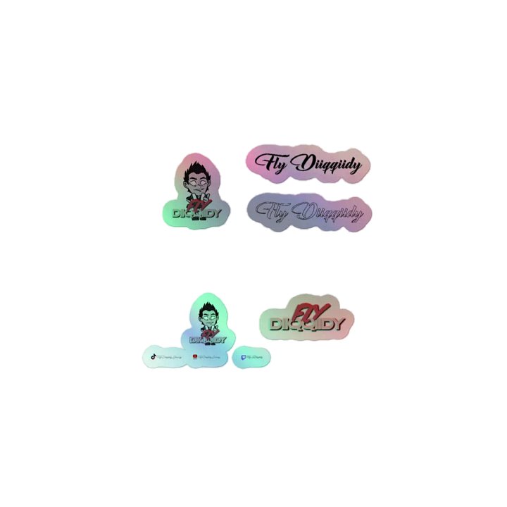 Fly Diiqqiidy Holographic Sticker Sheet product image (1)