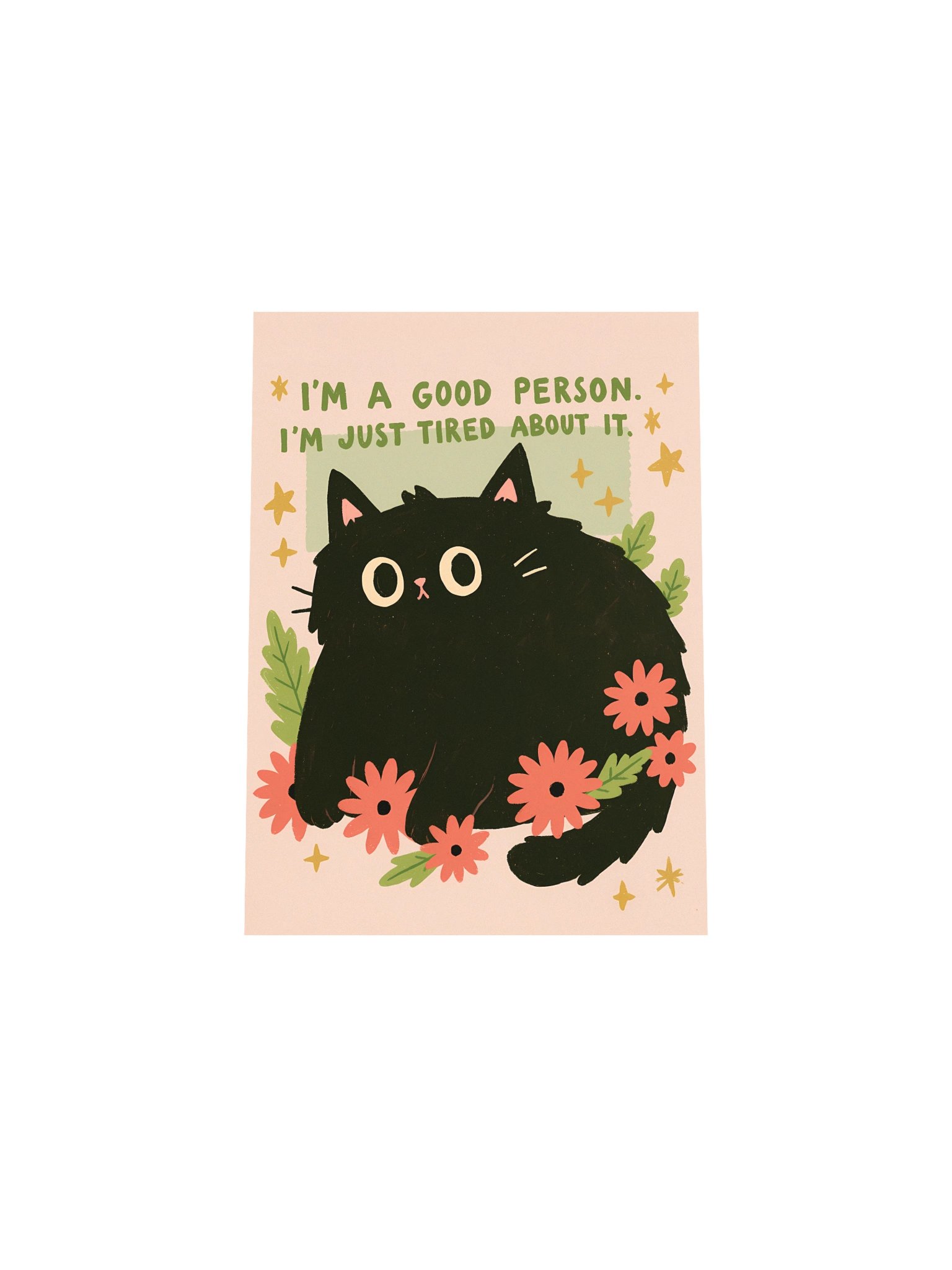 I’m a Good Person Cat Poster product image (18)