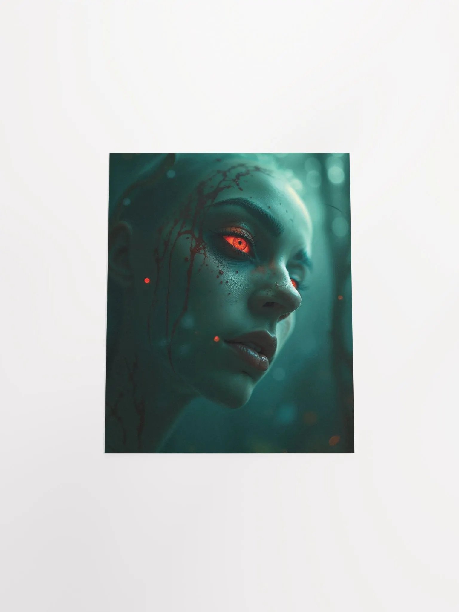 Crimson Gaze Matte Poster product image (25)