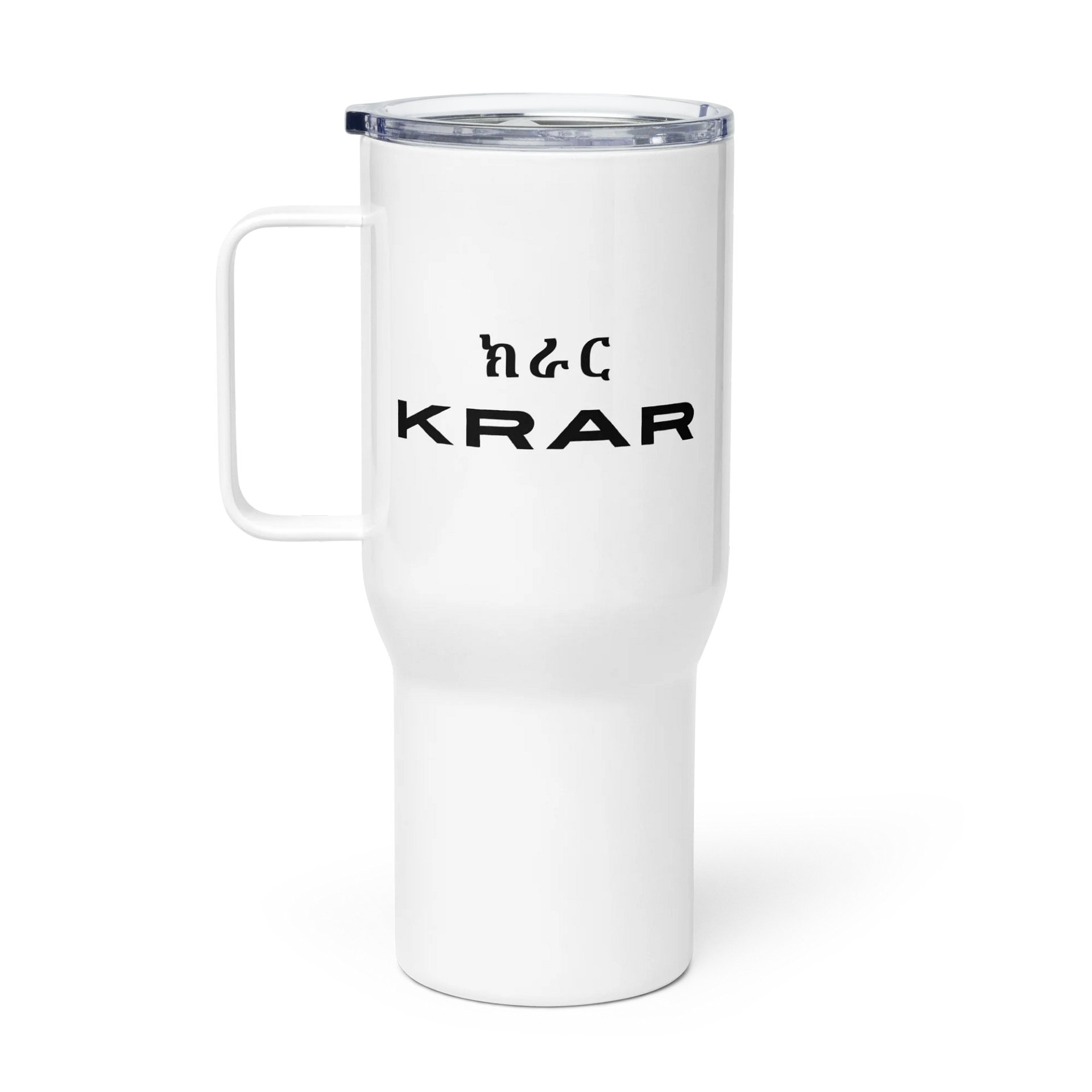 KRAR Geʽez Travel Mug with a Handle product image (1)