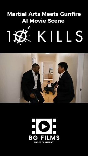 Watch an intense martial arts and gunfight scene from my AI action movie 10 Kills, created using Seedance 2.0.

This cinemati...