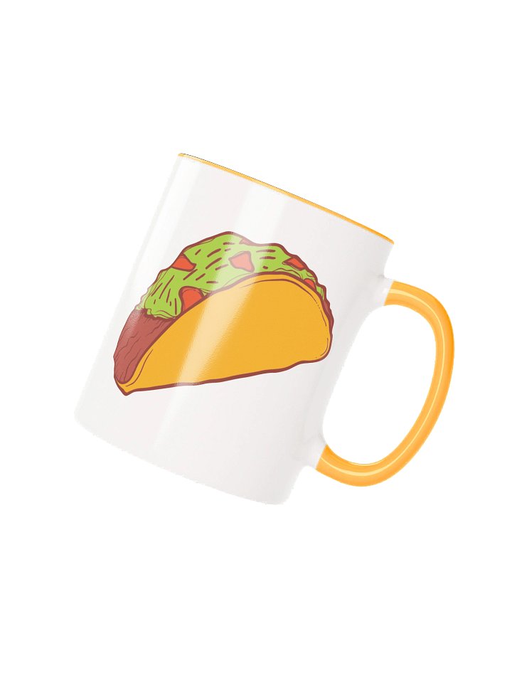 Romulus First Taco Coffee Tea Mug - White & Yellow Gold product image (2)