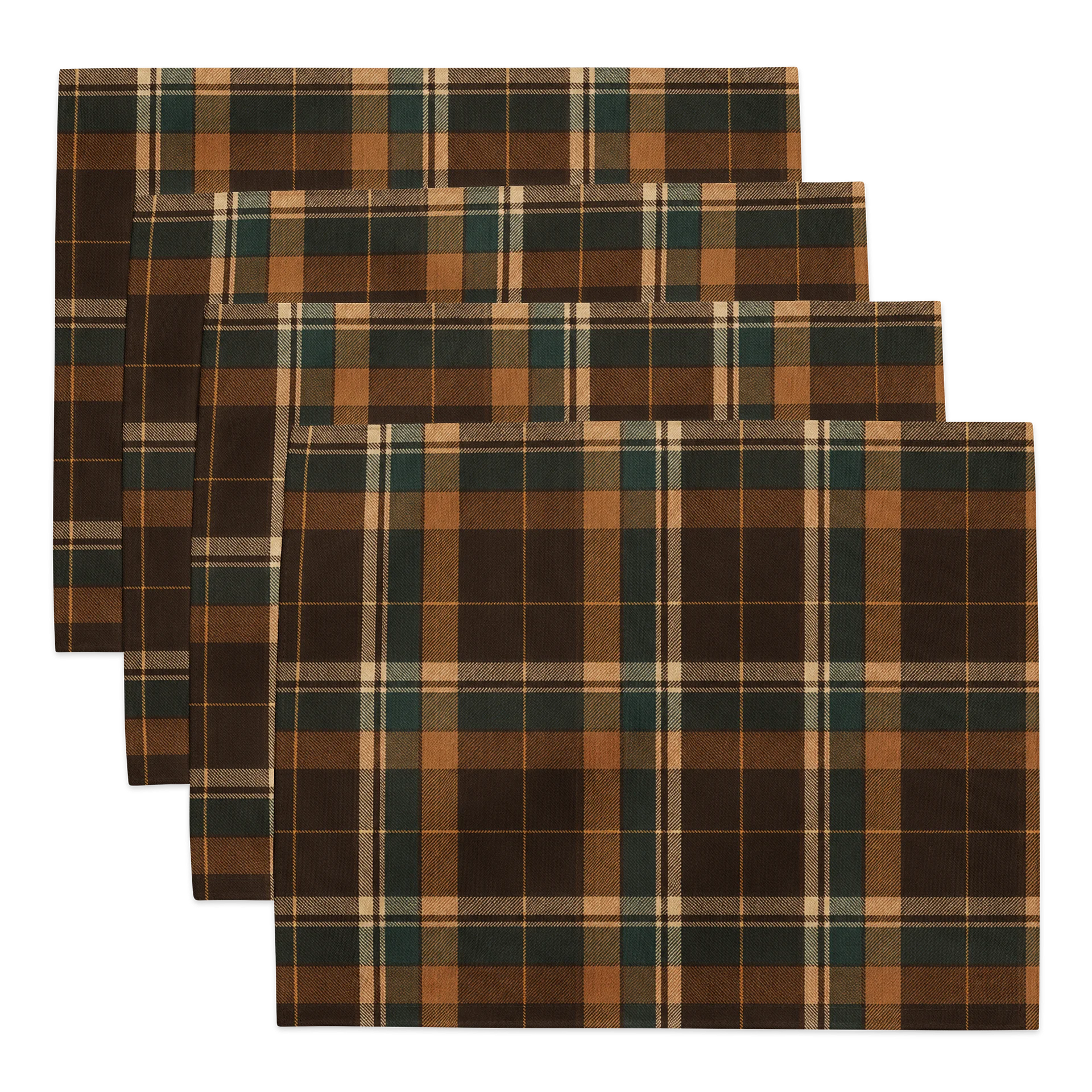 Espresso - Teal Heritage Plaid - Placemats product image (2)