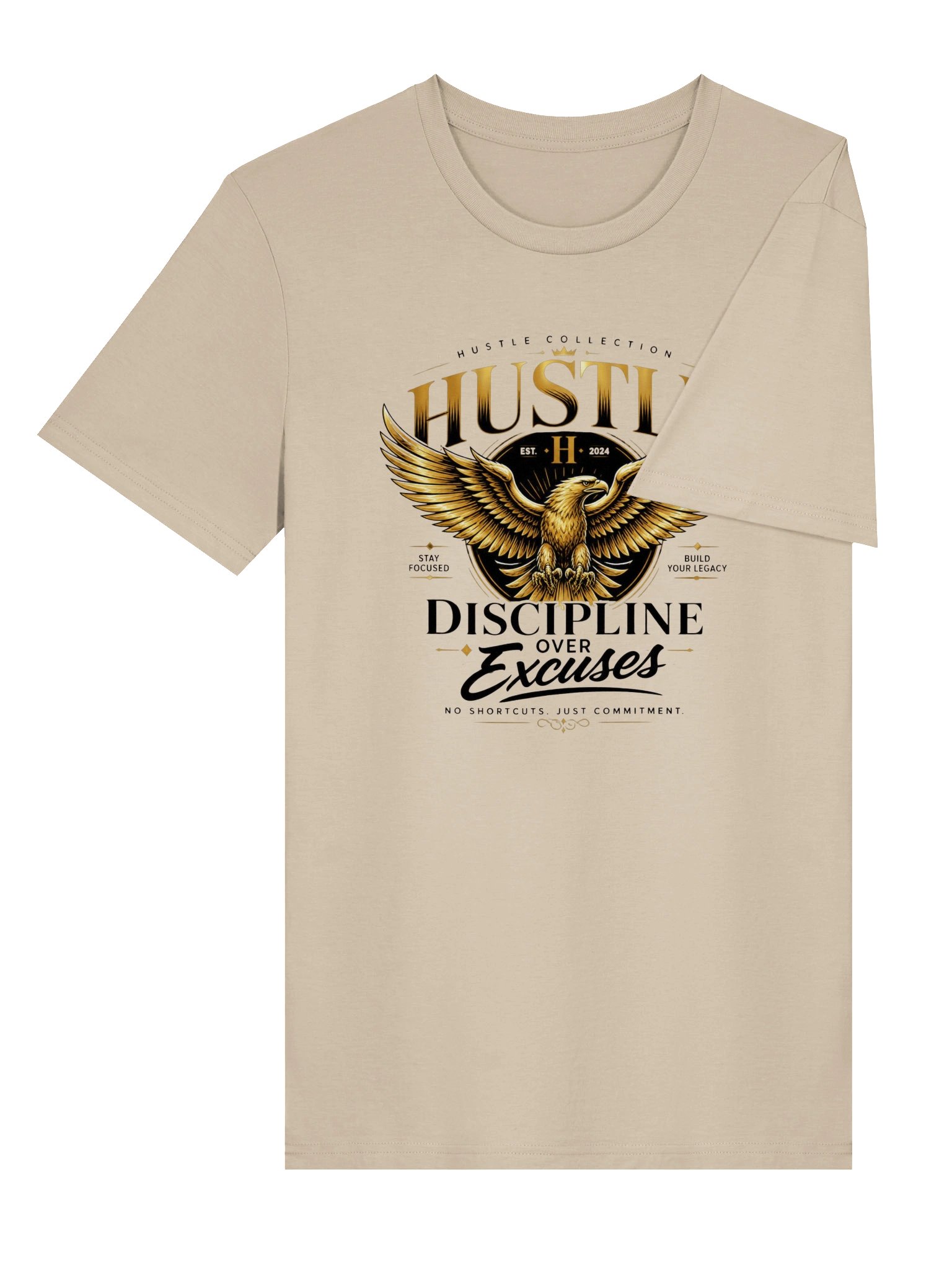 Hustle Eagle Discipline Motivational Tee product image (74)
