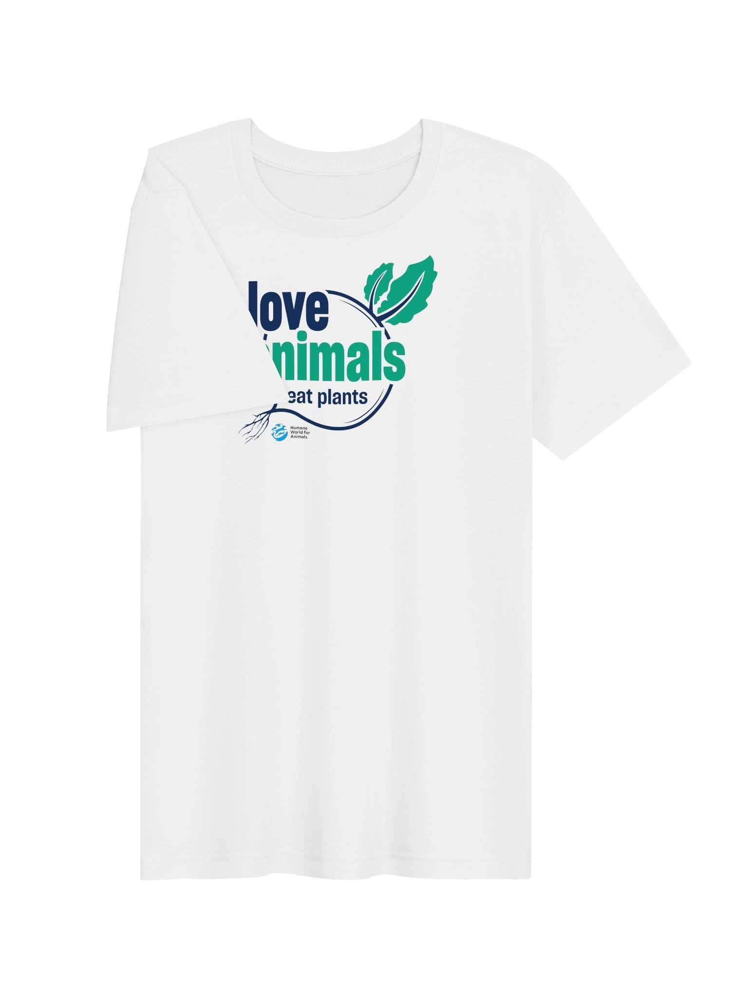 Love animals, eat plants - T-shirt product image (5)