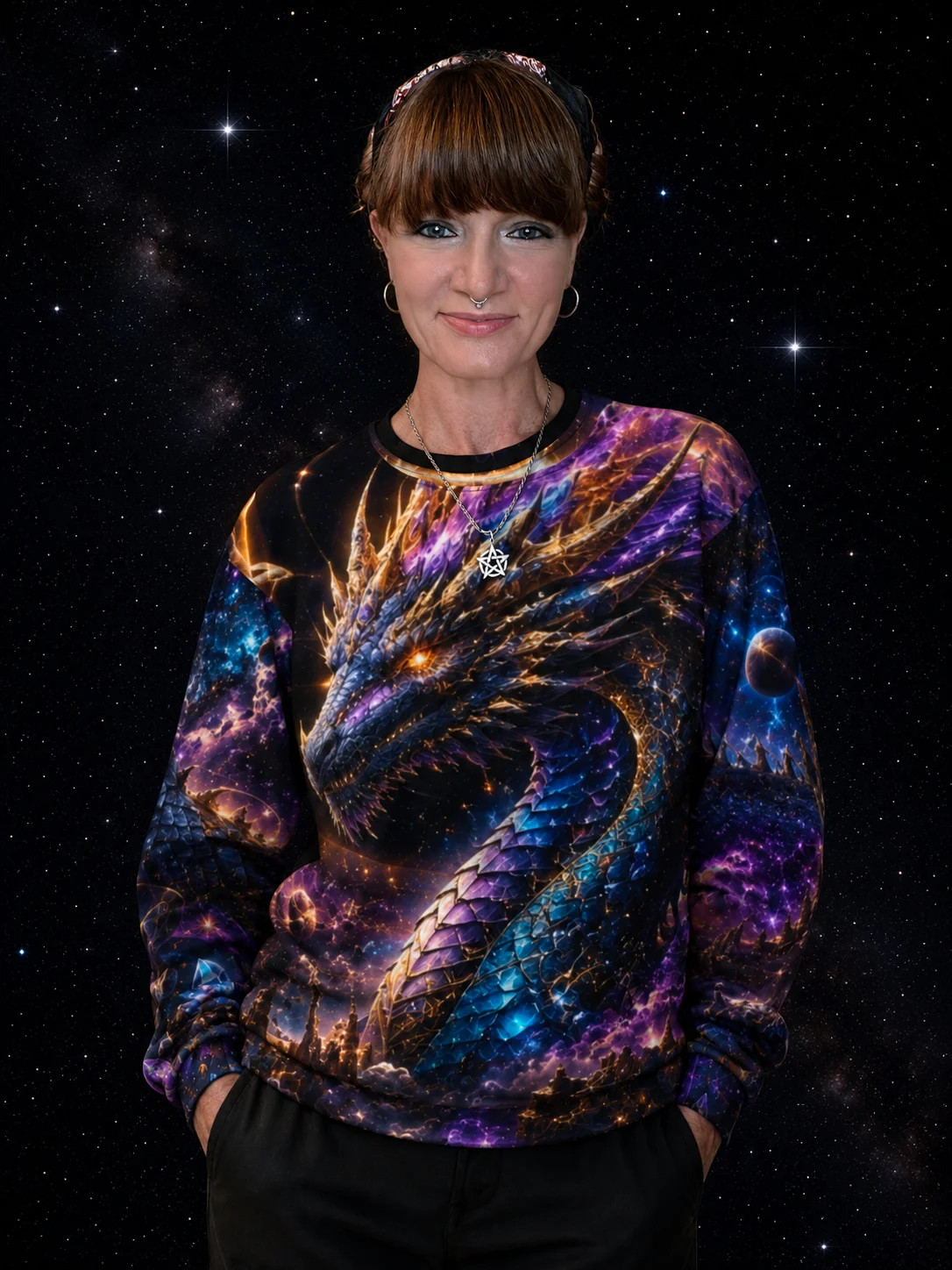 Celestial Dragon Unisex Sweatshirt product image (3)