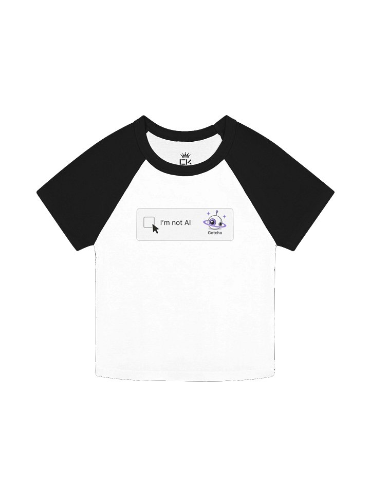 I'm Not AI Raglan Tee — CarlyKing product image (2)