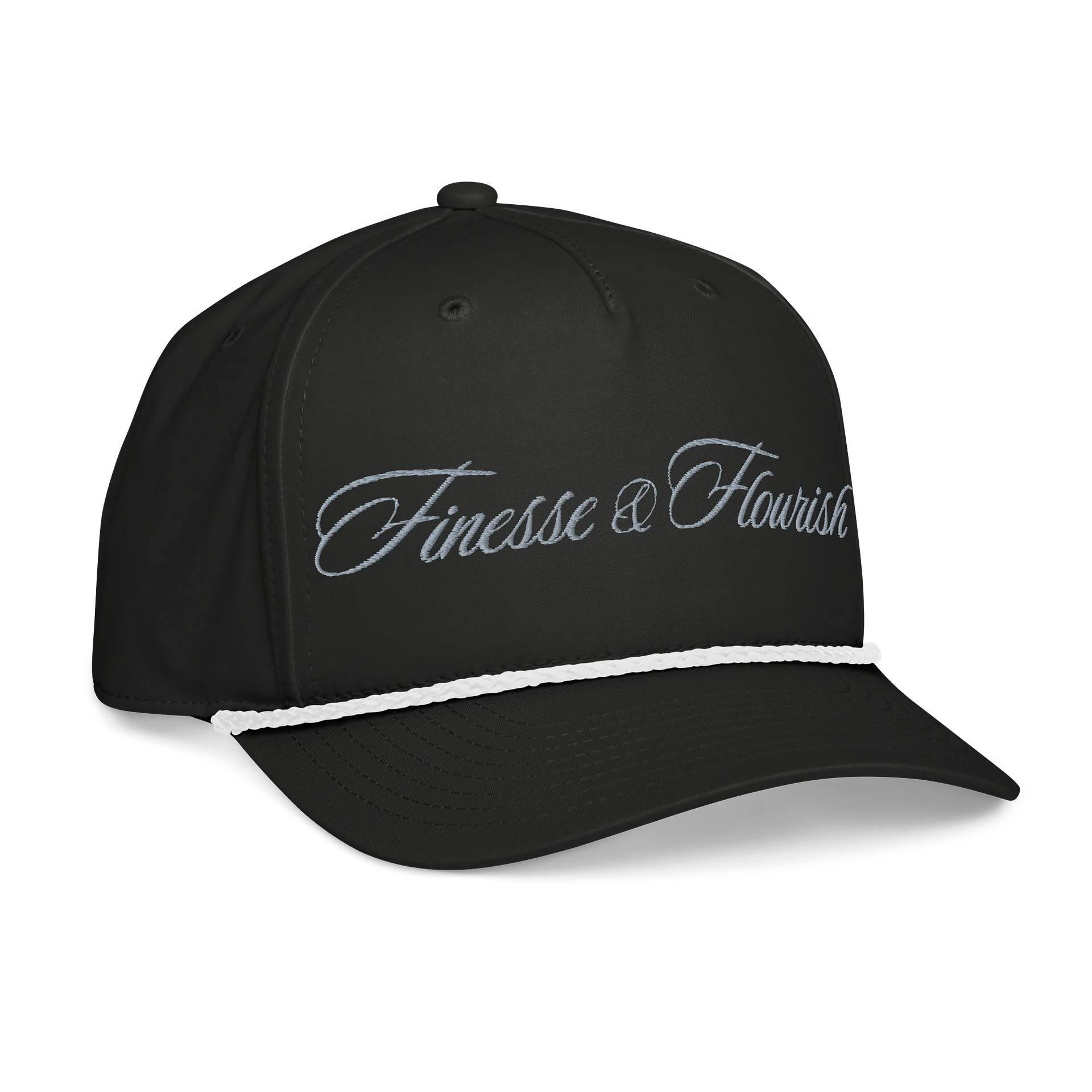 F&F Script Five-Panel Classic Rope Cap (GRY) product image (5)