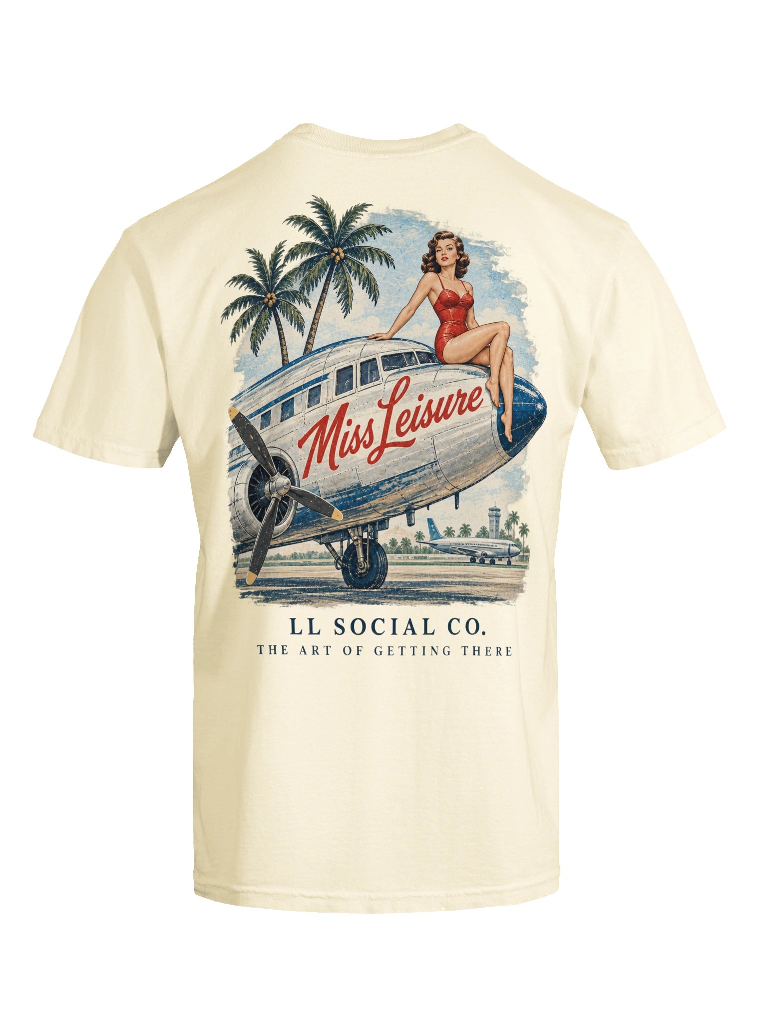 LL Social Co. Miss Leisure Tee — The Art of Getting There product image (88)