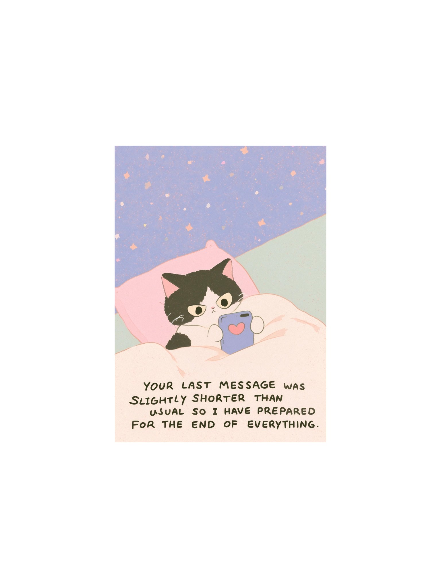 Goodnight Panic Cat Poster product image (3)