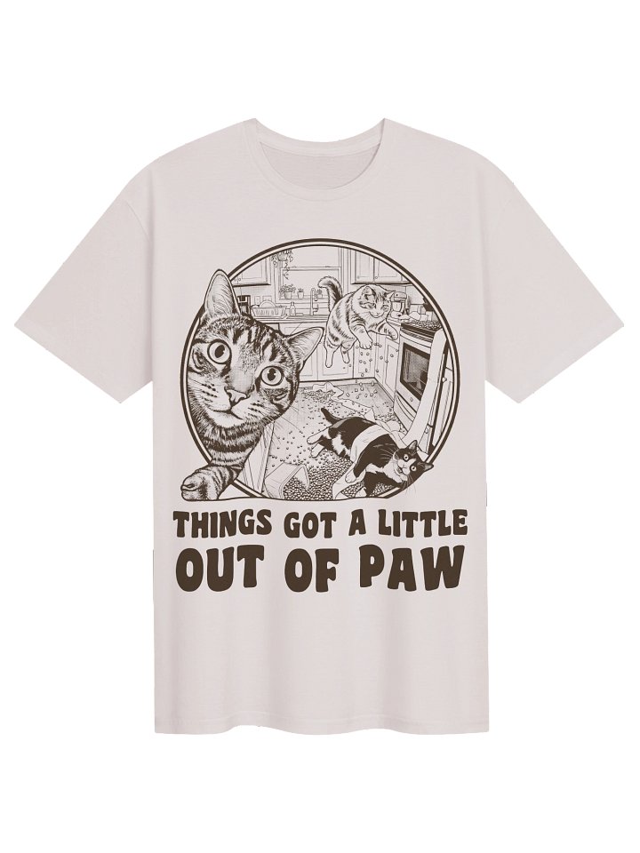 Out of Paw Cat T-Shirt product image (1)