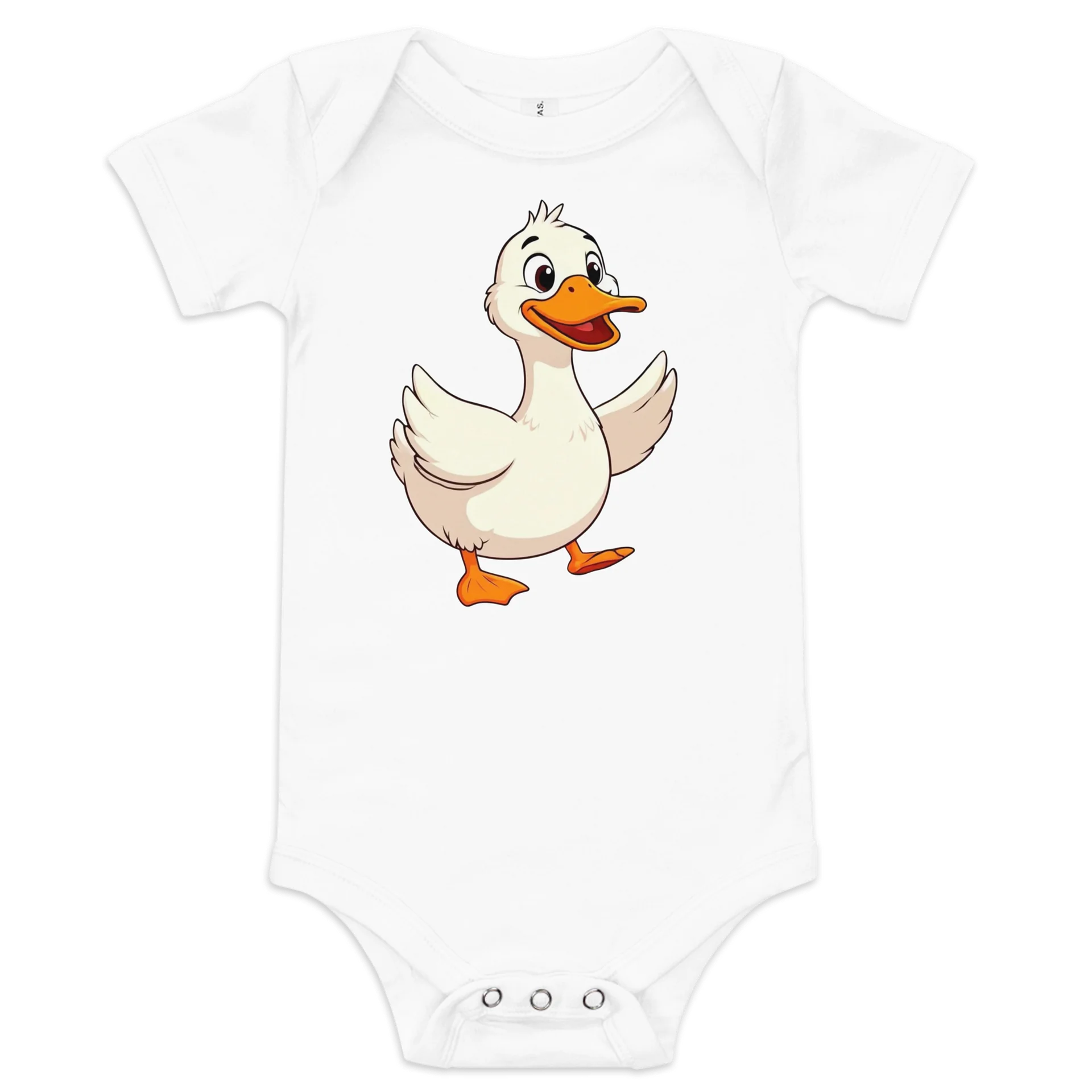 Happy Duck Soccer Baby Onesie product image (1)