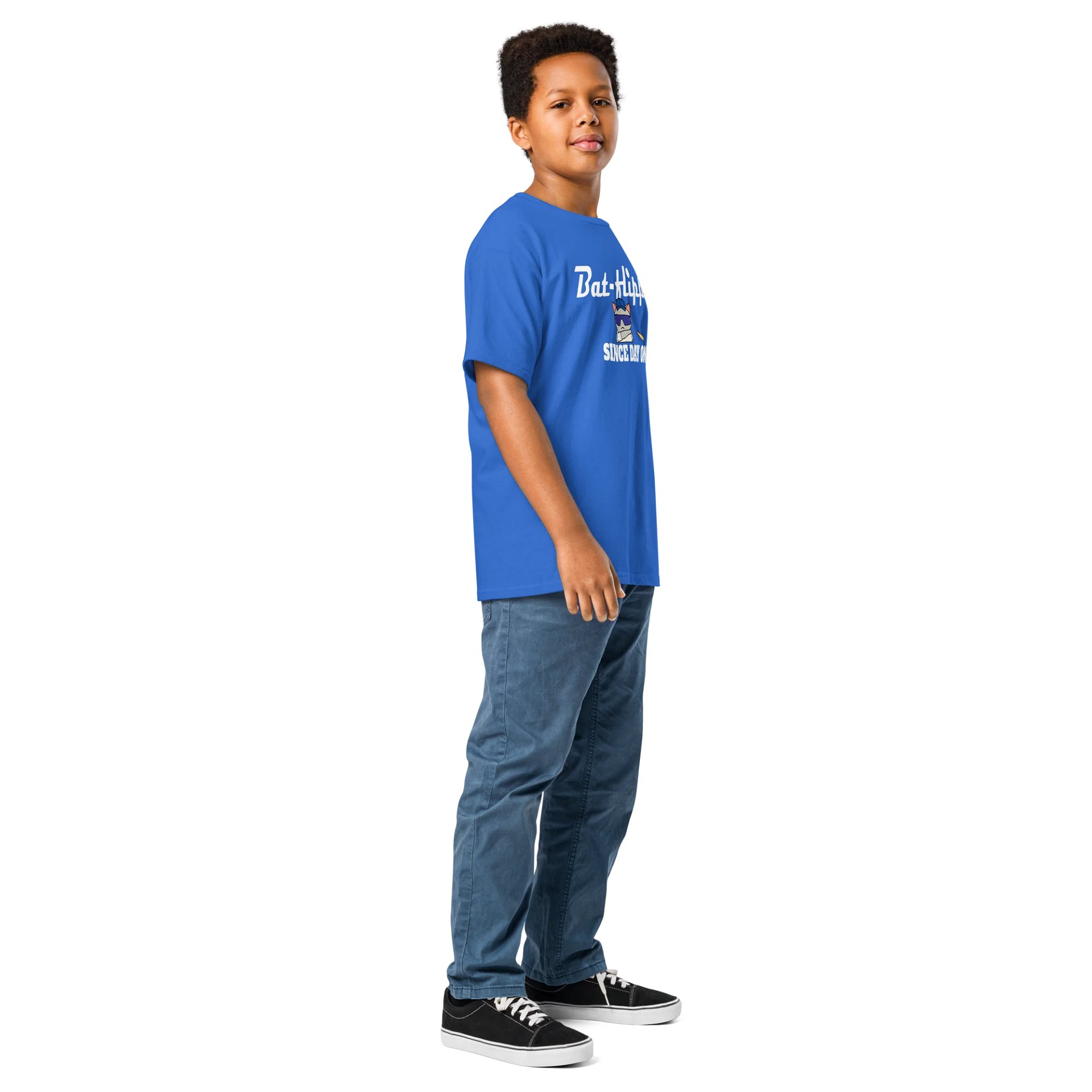 Baseball Cat (Bat-flippin' Since Day One) - Unisex Youth Heavyweight T-shirt product image (5)