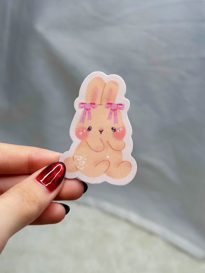 Yippie Bunni Ribbon Sticker product image (2)