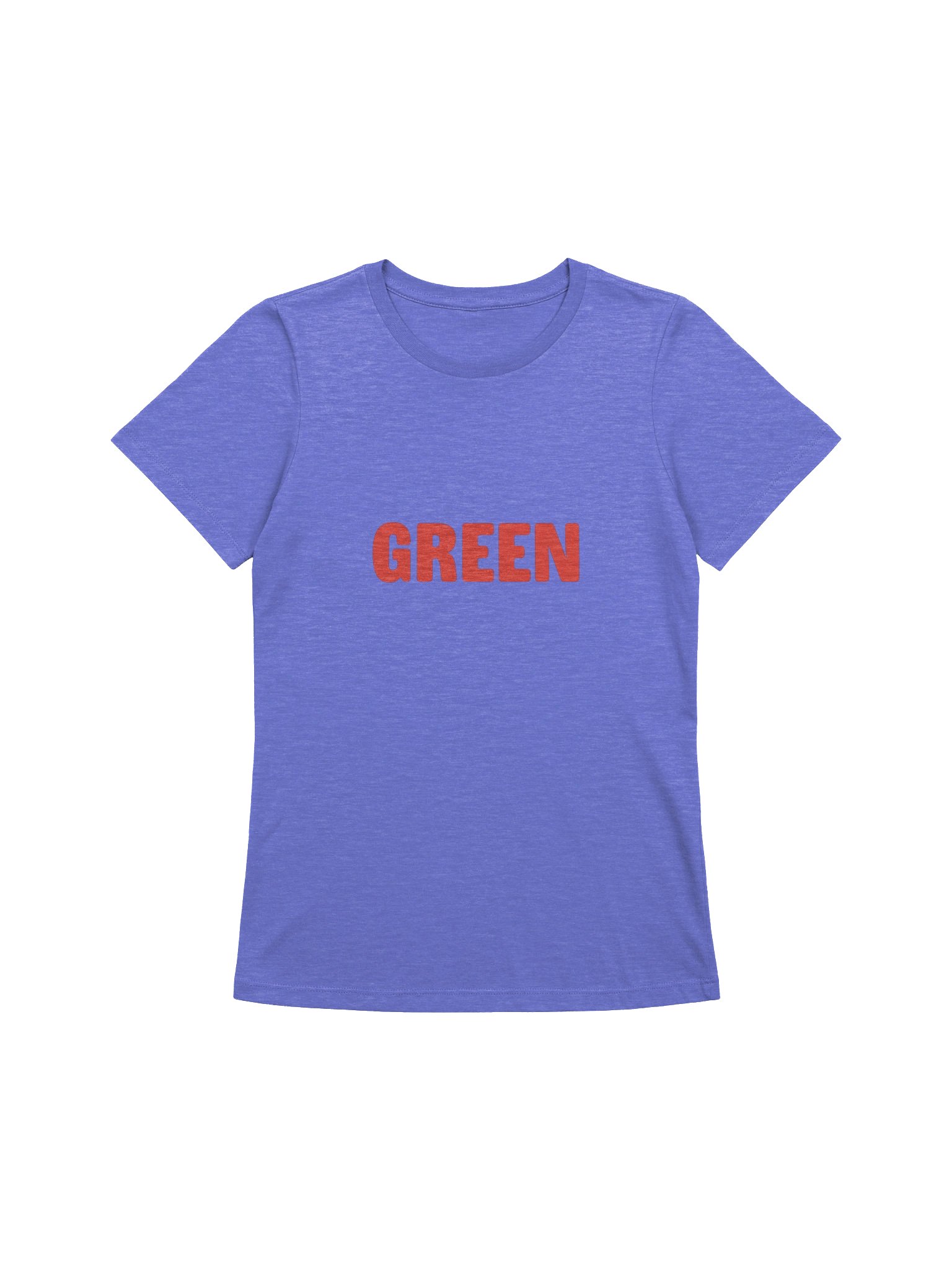 Green on Red Fitted Tee product image (1)